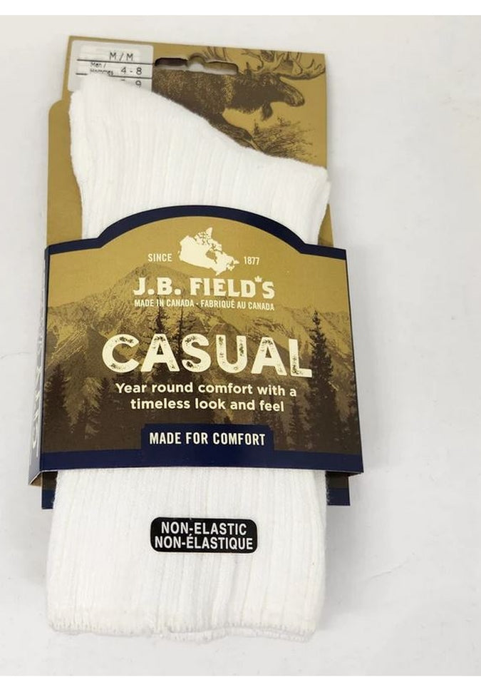 J.B. Field's 98% Cotton Diabetic Socks for Men & Women - Ultra Soft Cushioned Socks for Diabetes, Swelling & Circulation - Perfect for Daily Wear, Work & Travel