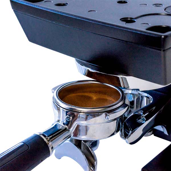 Puqpress M2 Professional Coffee Tamper for Espresso - Perfect for Baristas & Home Brewing, Durable Under Grinder Design for Consistent Tamping Pressure