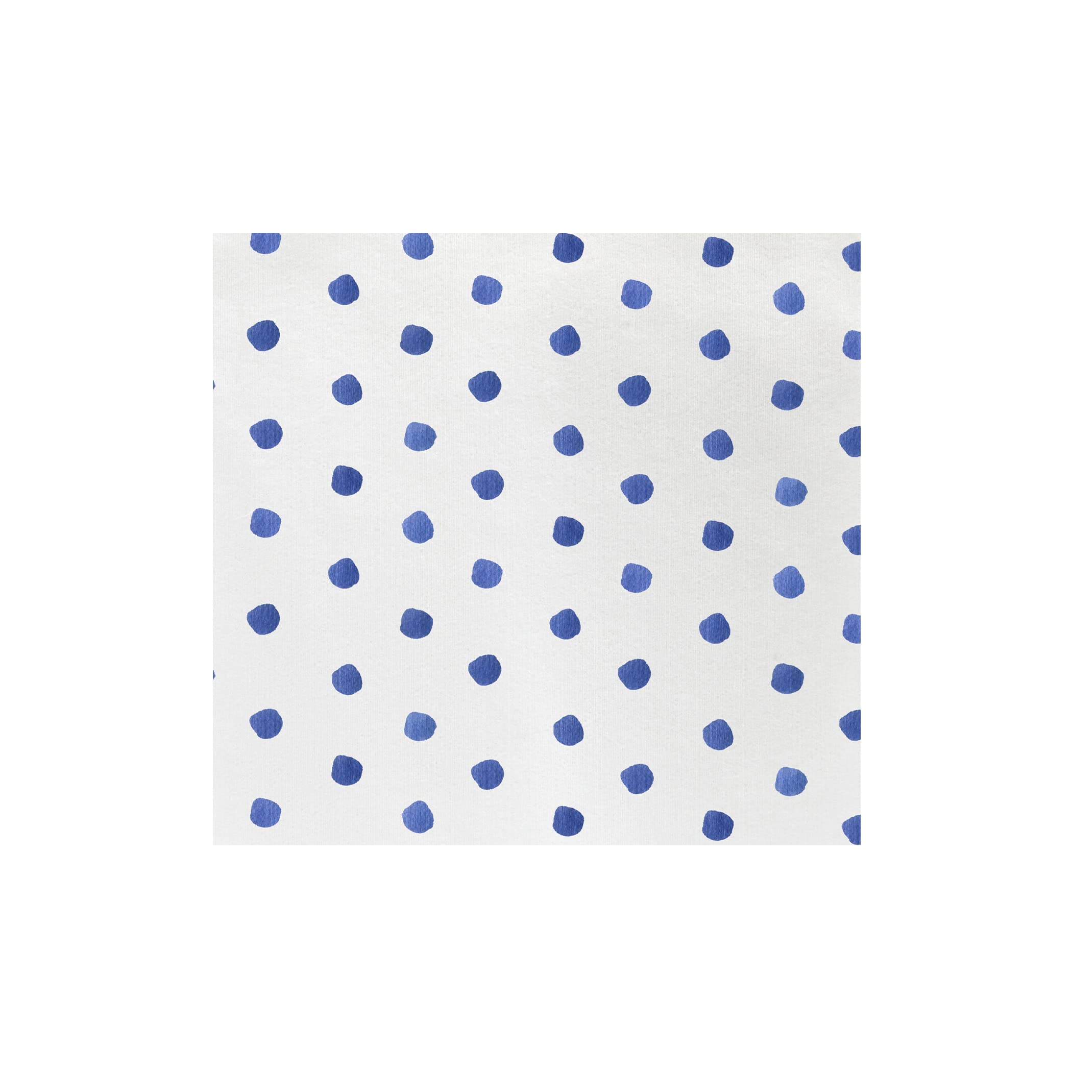 Vietri Dot Blue Dinner Napkins - 50-Pack Premium Spunlace Paper Napkins, 8