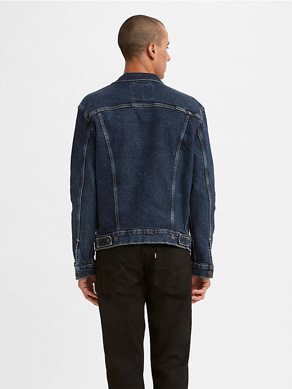 Levi's Men's 723340322 Trucker Jacket Colusa 2.0 Dark Wash Denim Jacket for Casual Wear & Outdoor Activities