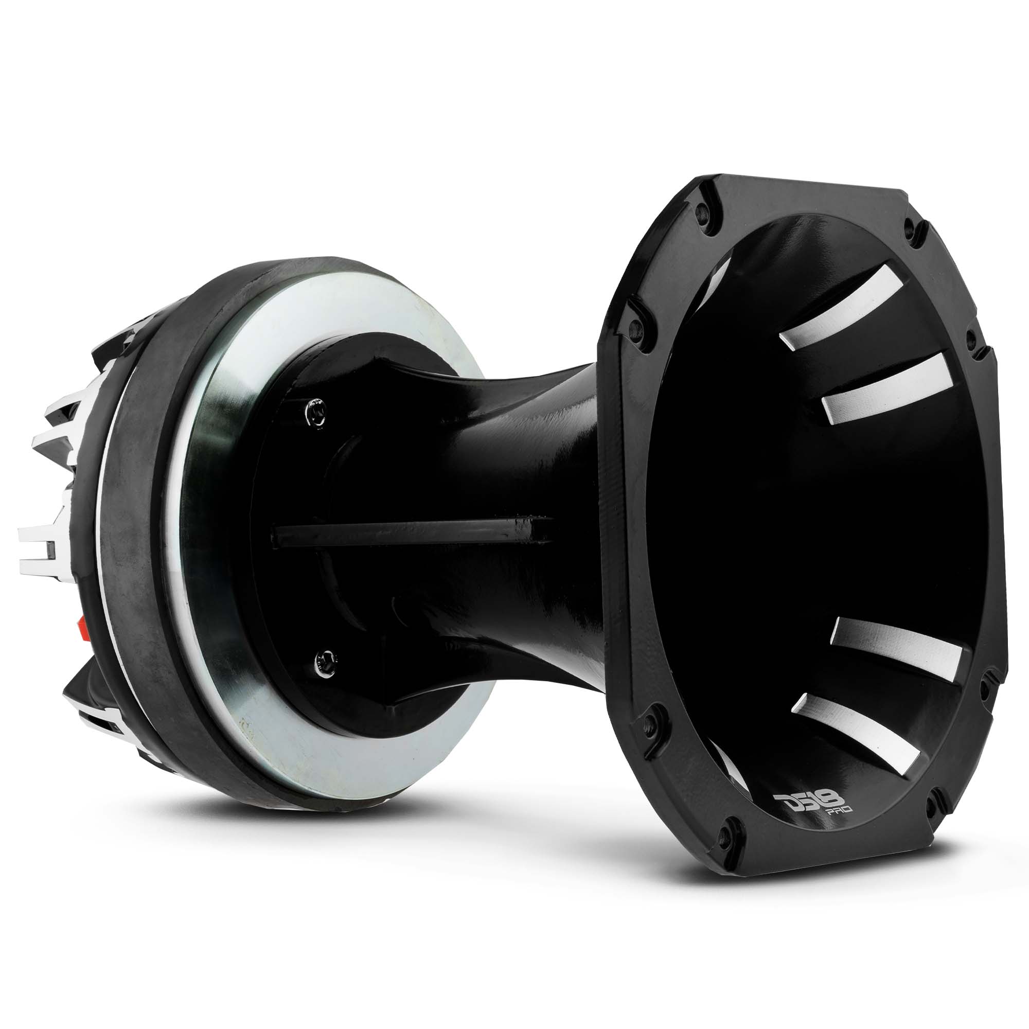 400W 2-Way Speaker System with Titanium Drivers & Horn Kit - 8 Ohm (PRO D2+PRO HA102/BK) - Perfect for Car Audio, Home Theater & Live Performances