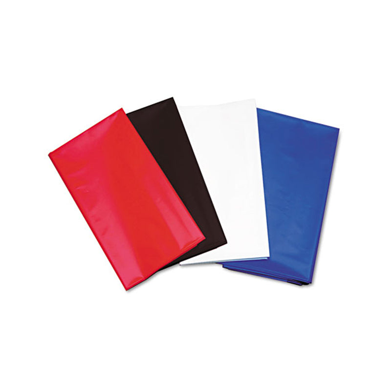 Heavy Duty Rectangular Plastic Table Covers - 6 Pack, 54 x 108 Inches - Waterproof & Durable for Parties, Picnics, BBQs, and Outdoor Events