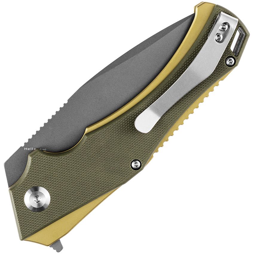 Kansept Mini Hellx T2008A2 Folding Pocket Knife - EDC Utility Tool for Camping, Hiking & Outdoor Adventures