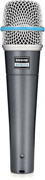 Shure BETA 57A Supercardioid Dynamic Instrument Microphone for Vocals, Guitar, Drums & Live Performances - Professional Studio & Stage Recording Solution