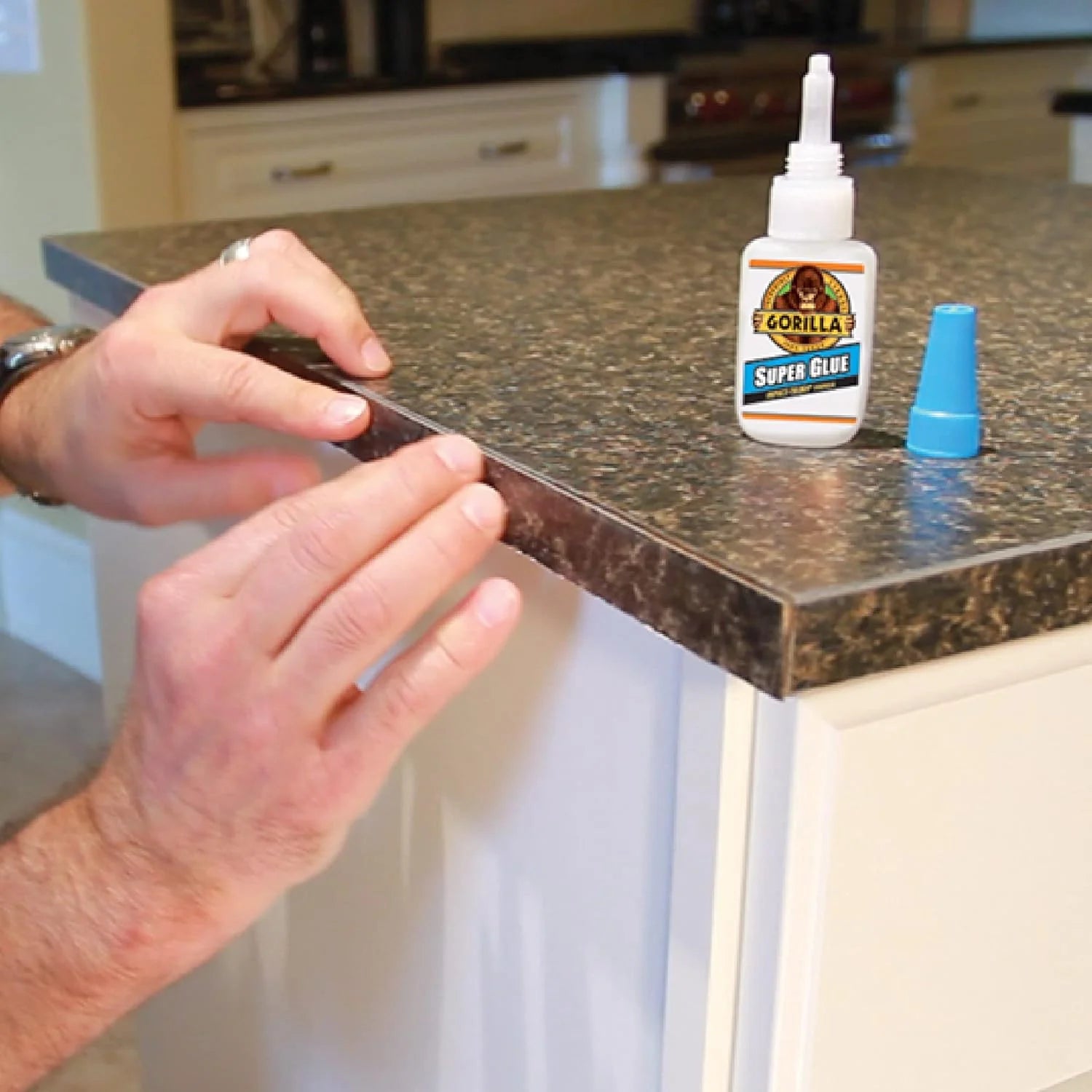 Gorilla Super Glue 15 Gram Tube - Fast Drying in 10-45 Seconds | Strong Bond for Home Repairs, Crafts & DIY Projects