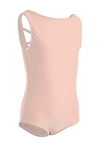 TH5122C Girls Lattice Back Tank Dance Leotard - Perfect for Ballet, Jazz & Theatrical Performances