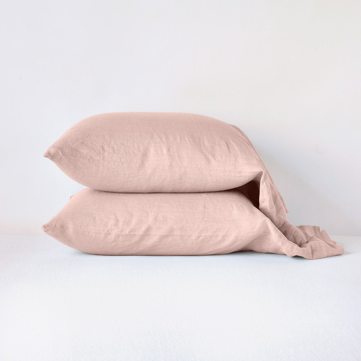 Premium 100% Linen Standard Pillowcase (Single) - Breathable & Hypoallergenic Bedding for Hot Sleepers & Sensitive Skin - Perfect for Home, Hotel, or Travel Use