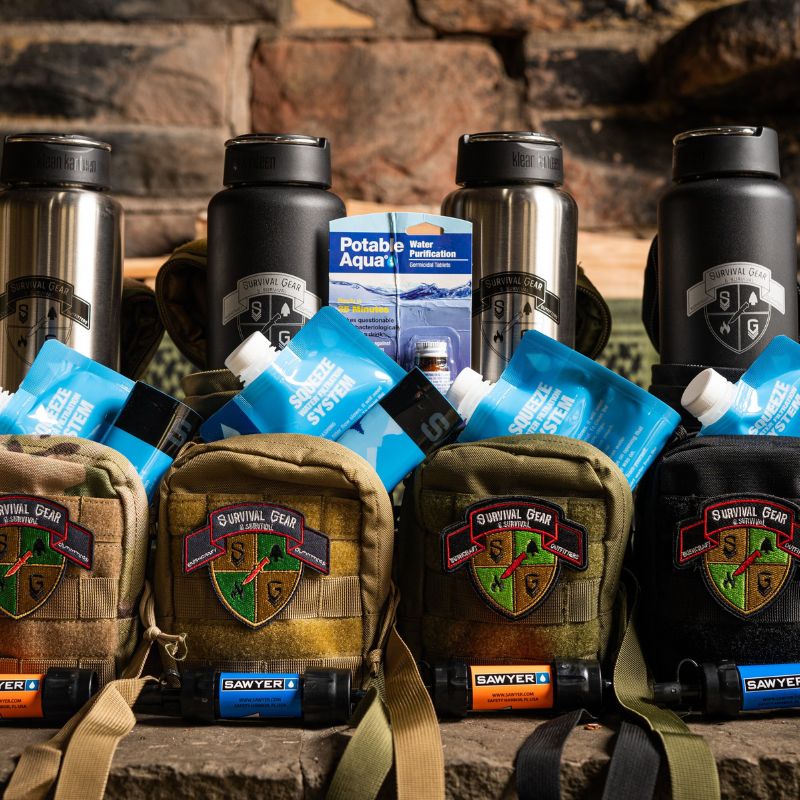 Emergency Survival Water Kit - Portable Water Filtration System for Camping, Hiking & Disaster Preparedness - Perfect for Outdoor Adventures & Emergency Situations