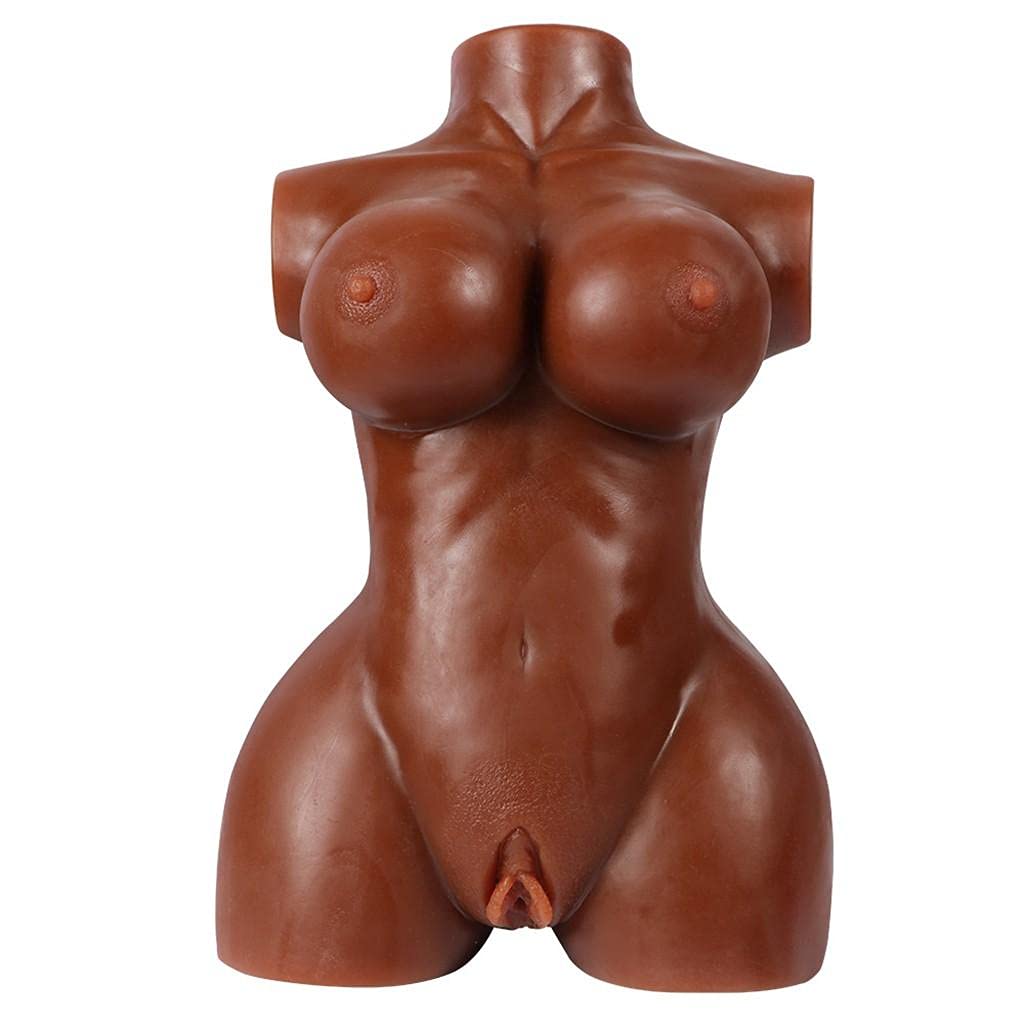 Realistic 3D Sex Doll for Men - Lifelike Sucking Male Masturbator with Big Butt | US Stock | Coffee Color | Perfect for Solo Pleasure & Discreet Adult Play