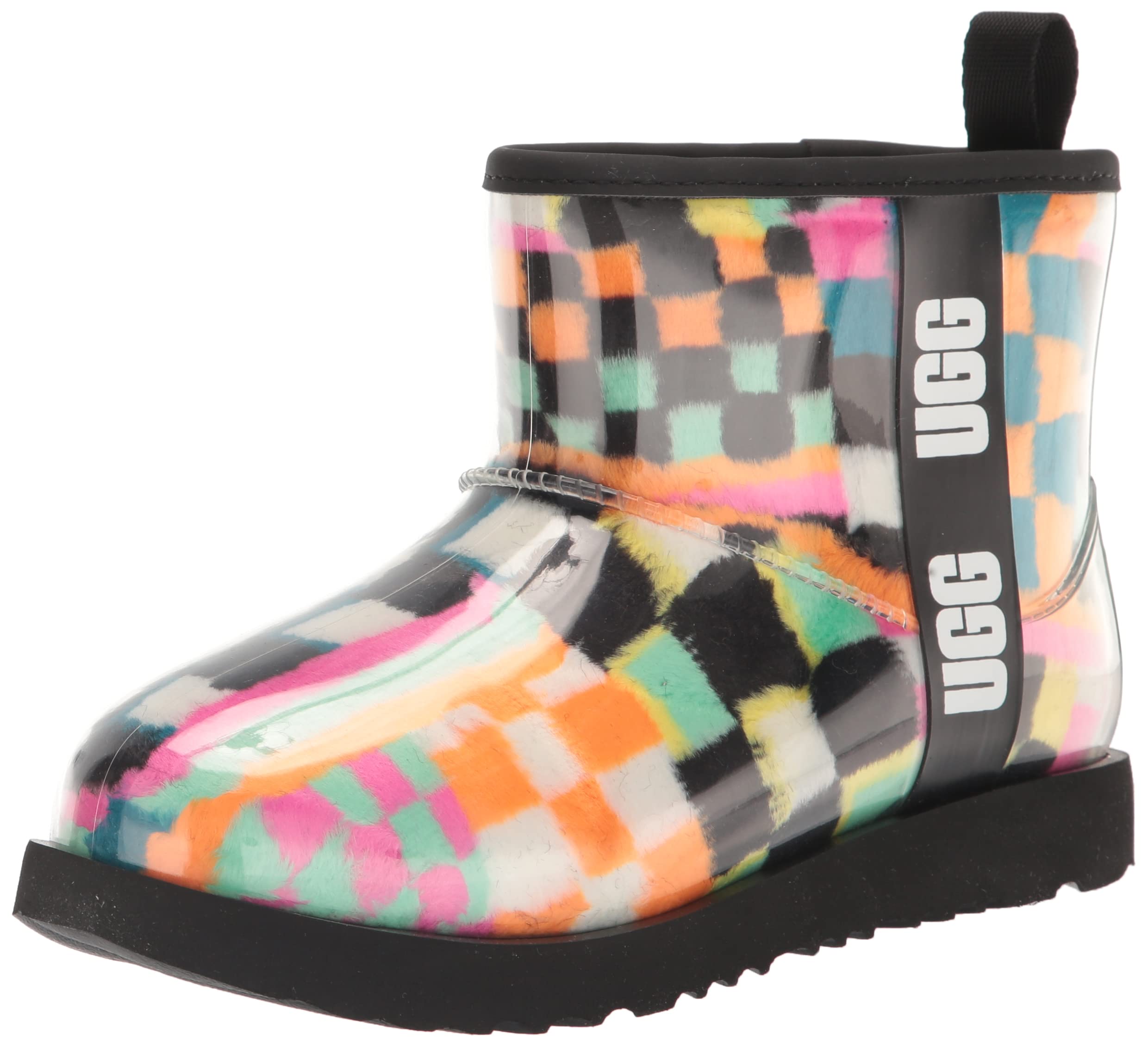 UGG Unisex Kids Classic Clear Mini II Fashion Boots - Warm & Stylish Winter Boots for Boys & Girls - Perfect for Snow, School & Outdoor Activities