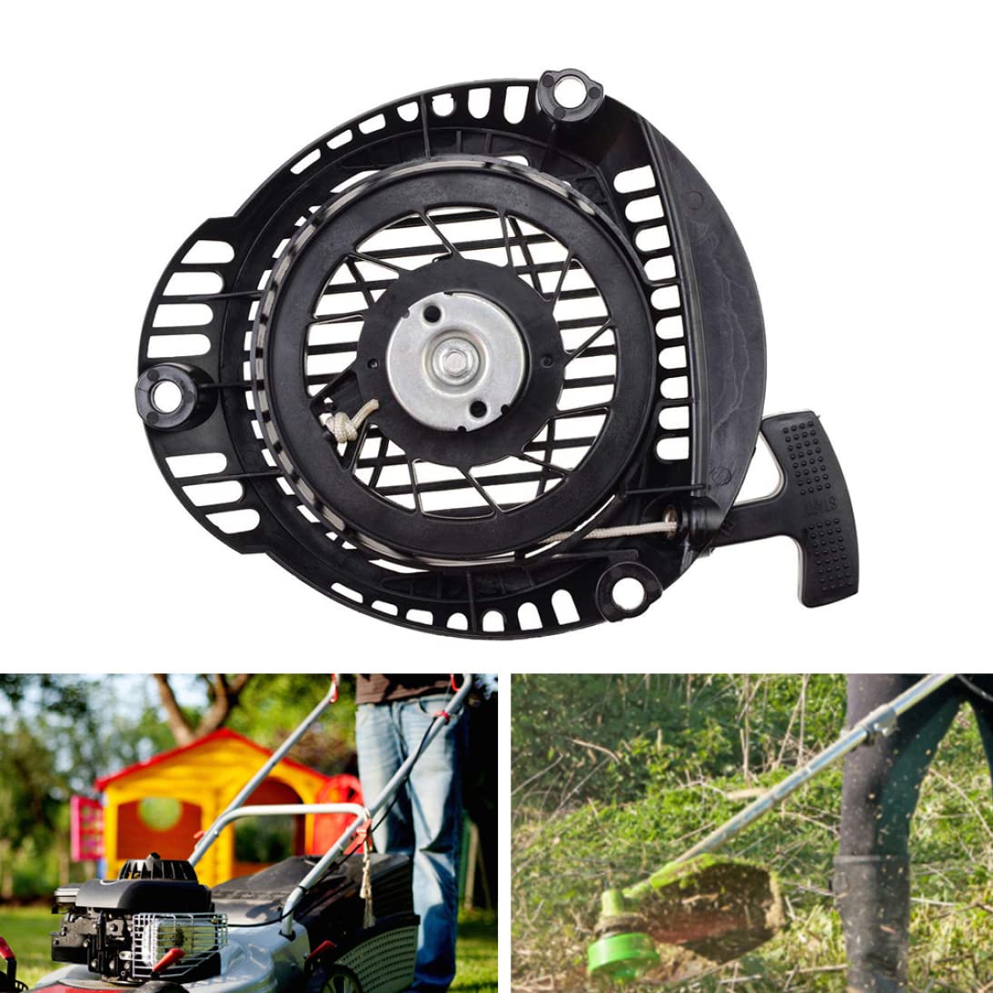 Kohler 1416520 1416520S 1416520-S XT650 XT675 Lawn Mower Pull Starter Replacement with Recoil Springs - Compatible with Riding Mowers & Garden Tractors for Easy Engine Starting