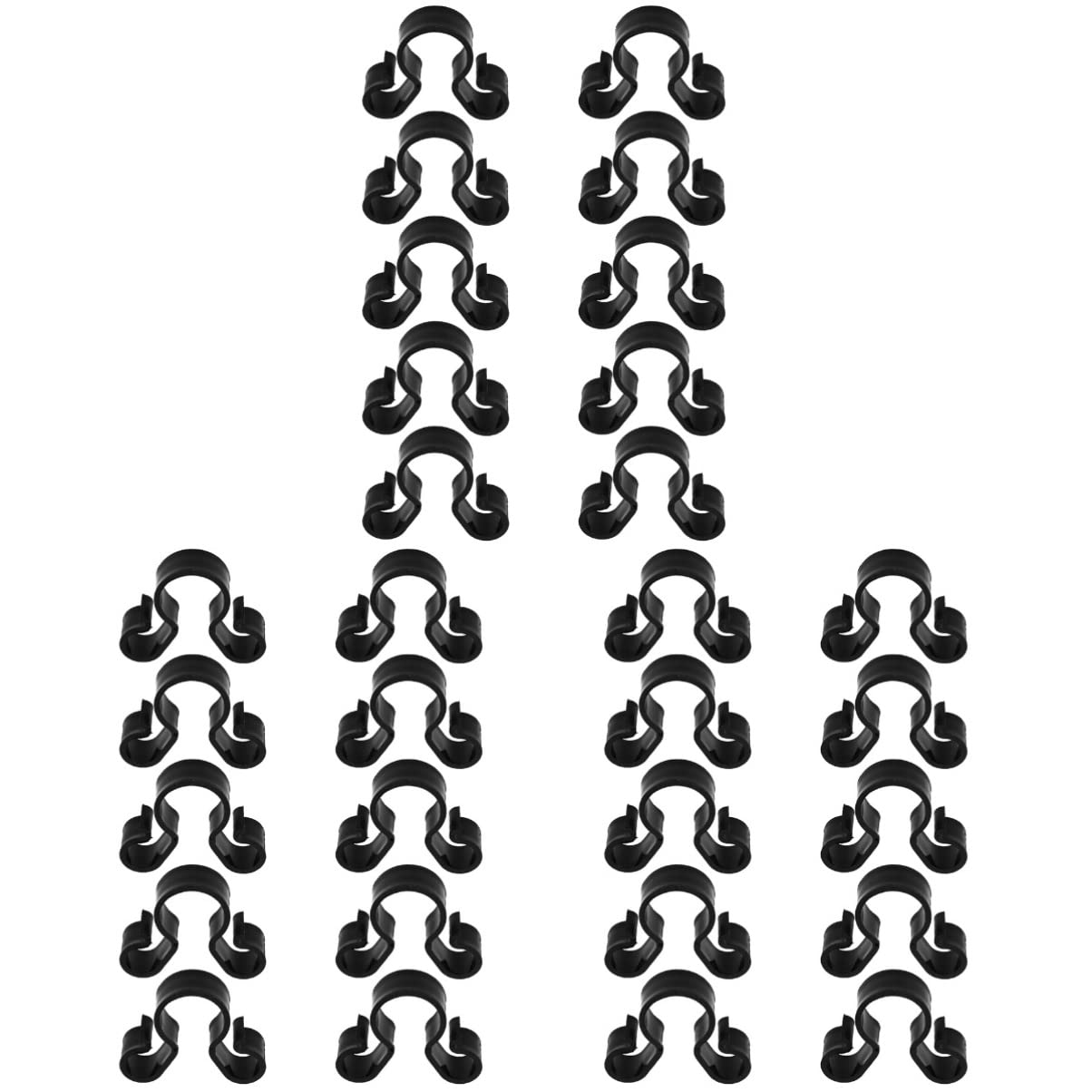 Operitacx 30 Pcs Champagne Bottle Sparklers - Silver Bottle Clips for Wine & Champagne - Safe Single Holder Sparkler Clips - Perfect for Weddings, Birthdays & New Year's Eve Celebrations