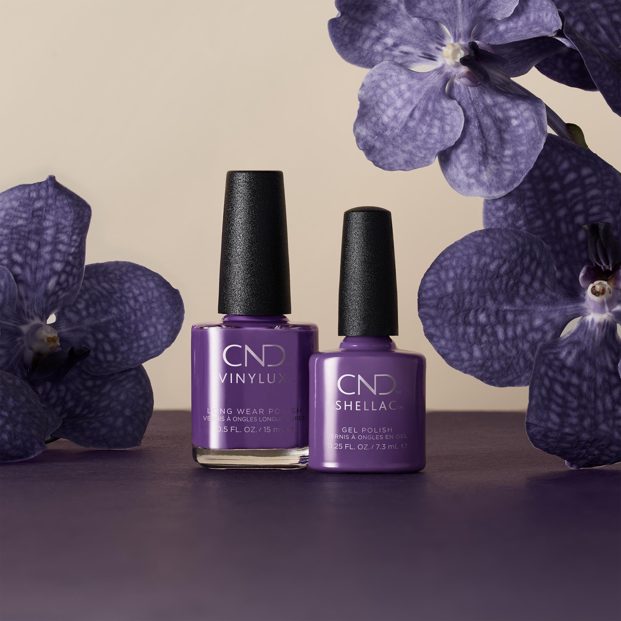CND Shellac & Vinylux Combo - Long-Lasting Nail Polish Set in Absolutely Radishing Shade | Perfect for Salon Professionals & At-Home Manicures