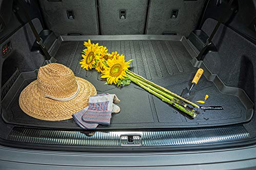 SMARTLINER Custom Fit All Weather Black Cargo Trunk Liner Mat for 2021-2025 Hyundai Elantra (Excludes GT Models) - Durable Protection for Luggage, Groceries & Outdoor Gear
