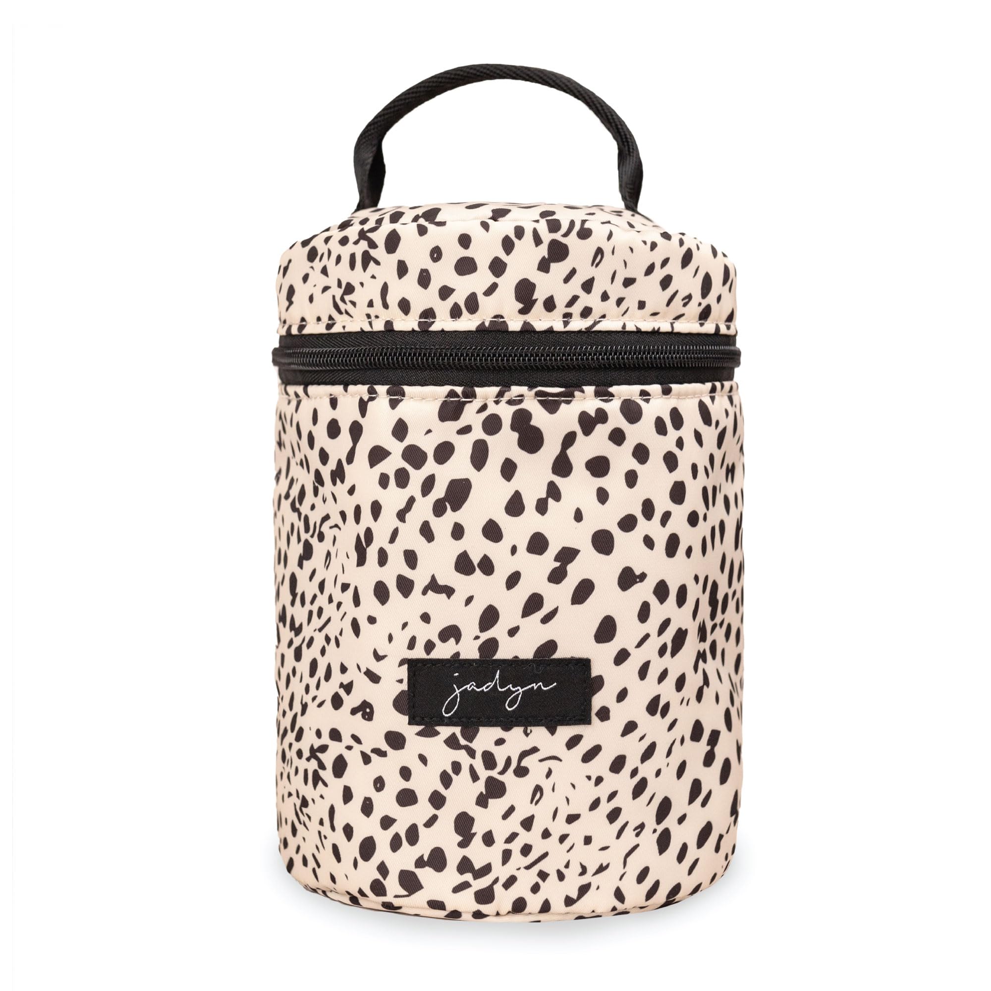 Waterproof Cheetah Print Makeup Bag for Women - Jadyn Cosmetic Travel Pouch for Toiletries, Makeup & Accessories - Perfect for Travel, Gym & Daily Organizer (Cheetah Spot Design)