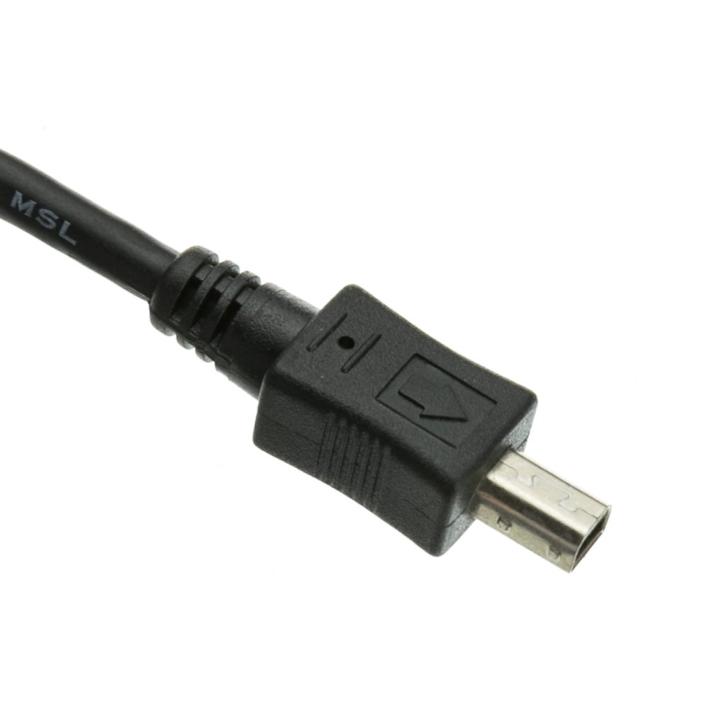 USB 2.0 A to Mini-B Cable 6ft - for Cameras & MP3 Players