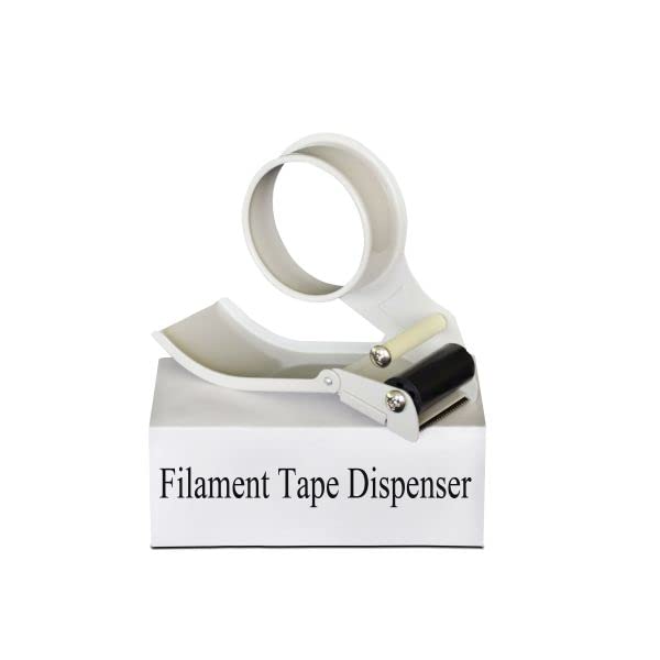 Heavy Duty PSBM Filament Strapping Tape Dispenser for 2 Inch Wide Tape - Durable Frame with 50 Capacity | Ideal for Shipping, Packaging & Warehouse Use