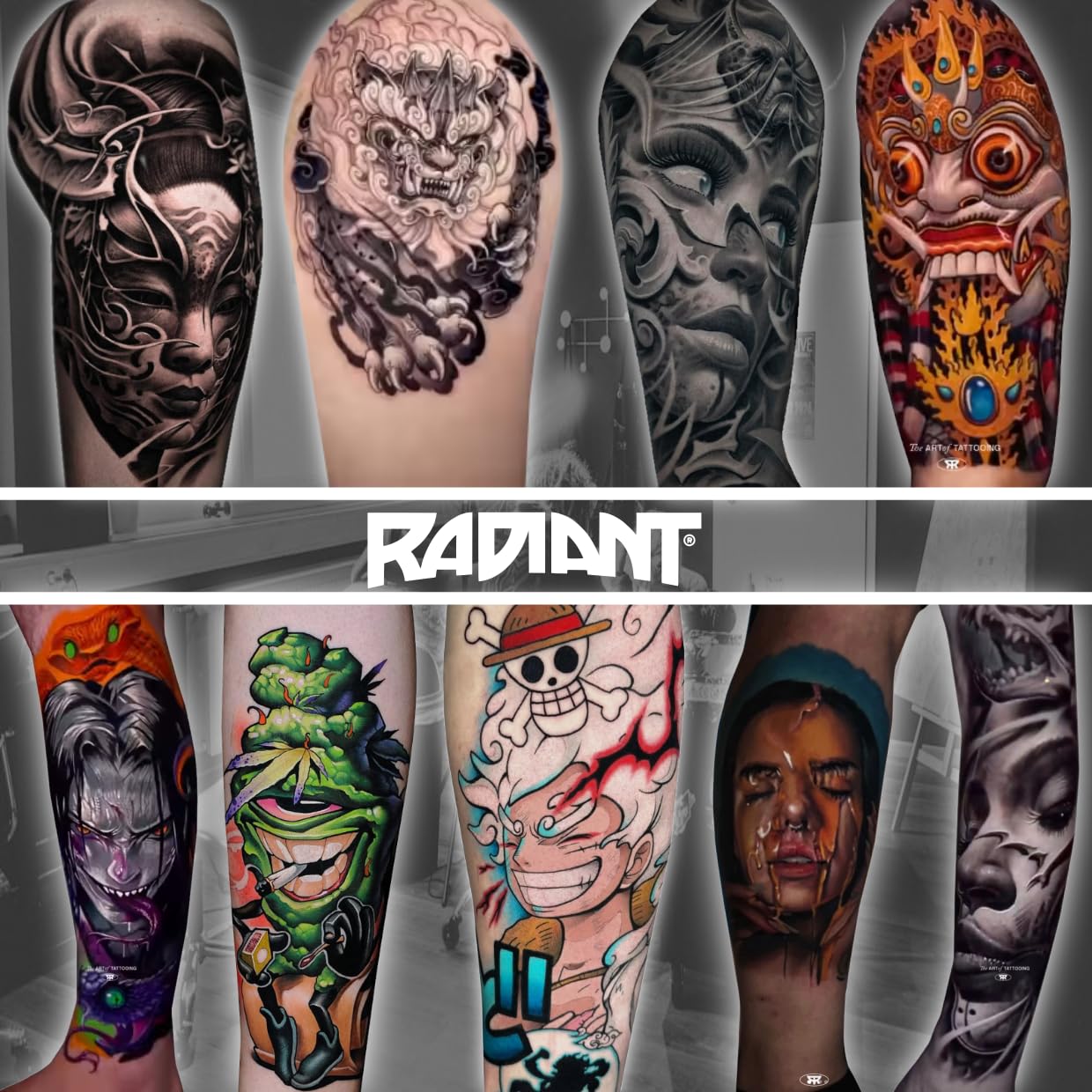 Vibrant 19-Color Professional Tattoo Ink Set - 1/2 oz Bottles for Tattoo Artists & Body Art Enthusiasts | Perfect for Sleeves, Cover-ups & Fine Line Work