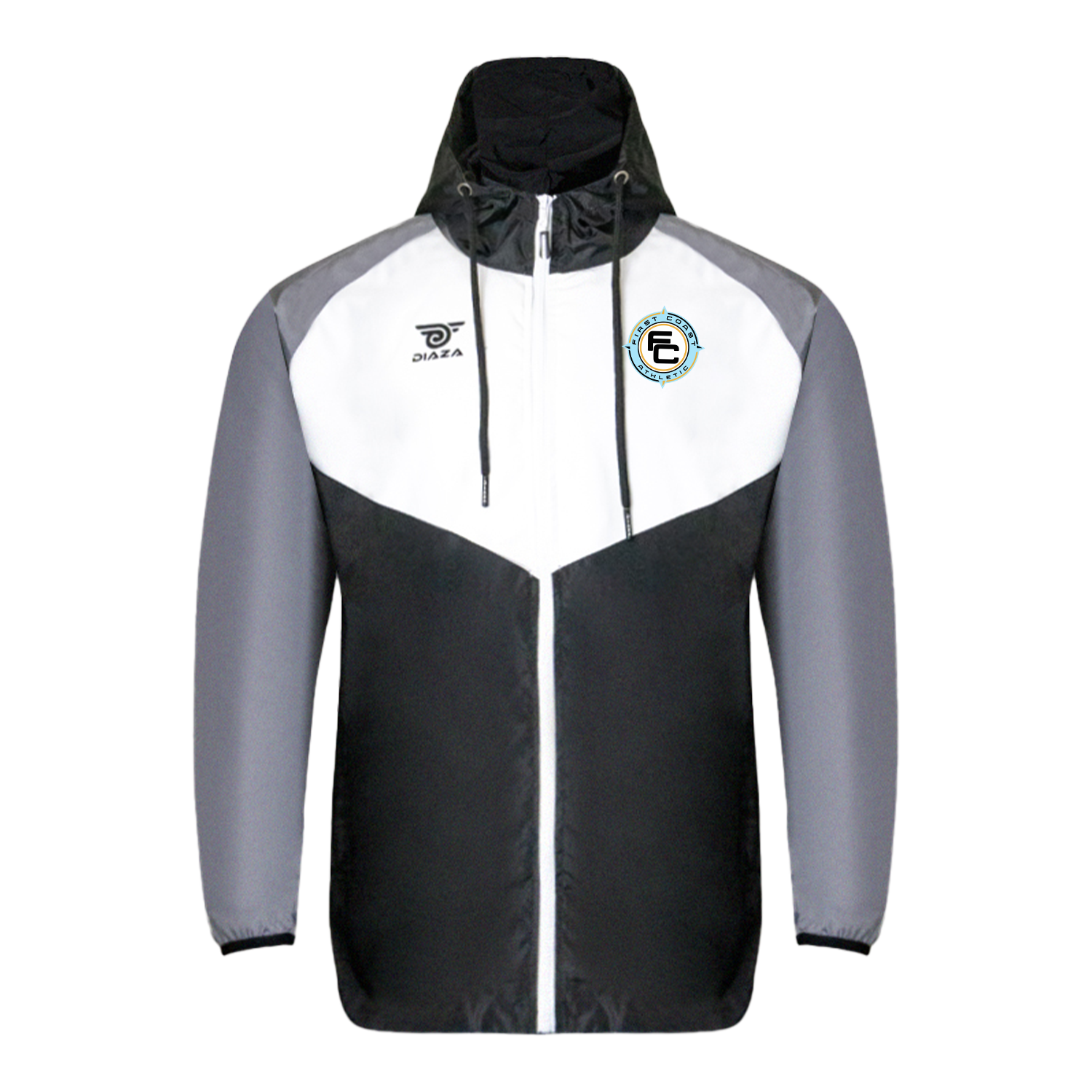 First Coast Athletic Snowpeak Windrunner - Lightweight Waterproof Running Jacket for Men & Women - Perfect for Hiking, Jogging, and Outdoor Sports