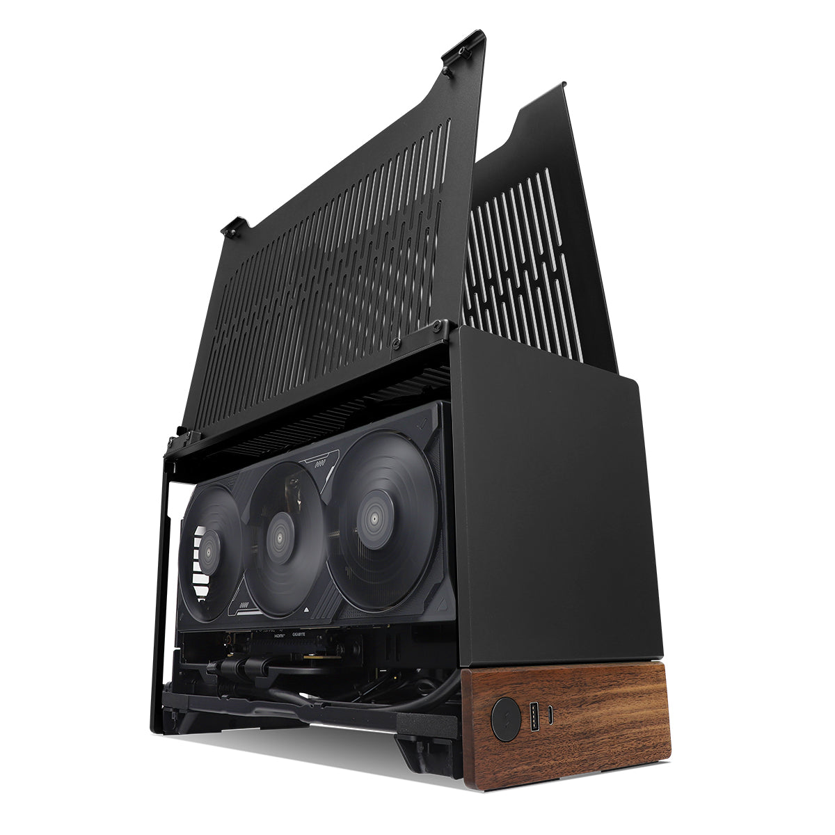 Atomic LUX RTX 5070 Ti Ryzen 7 9800X3D Gaming Desktop PC - Graphite Black | High-Performance Gaming Computer for 4K Gaming, VR, & Streaming