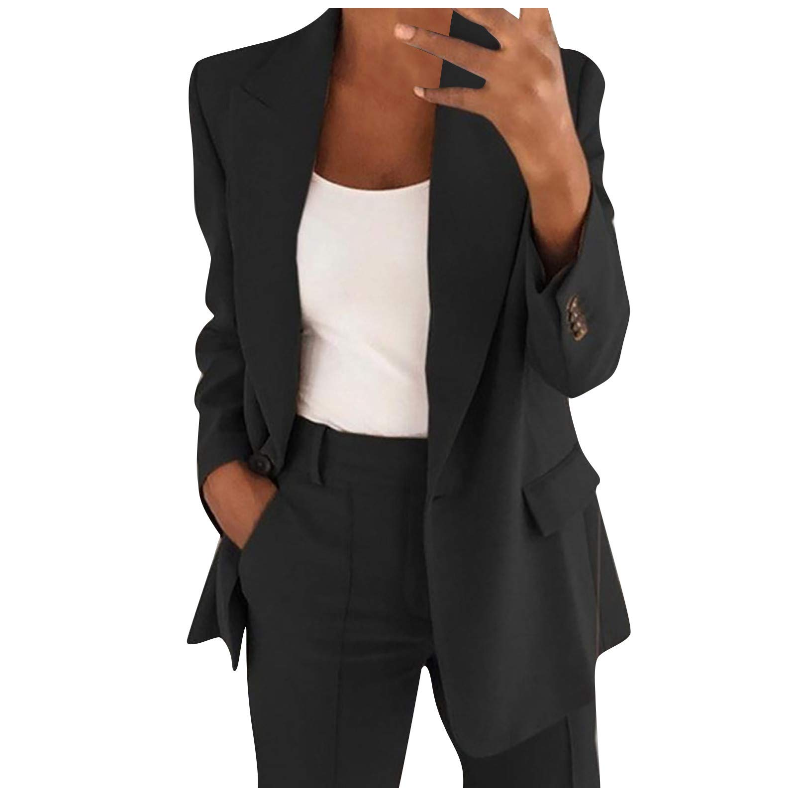 Plus Size Women's Office Blazer Jacket - Professional Business Suit Jacket for Casual & Formal Wear | Perfect for Work, Meetings & Office Outfits