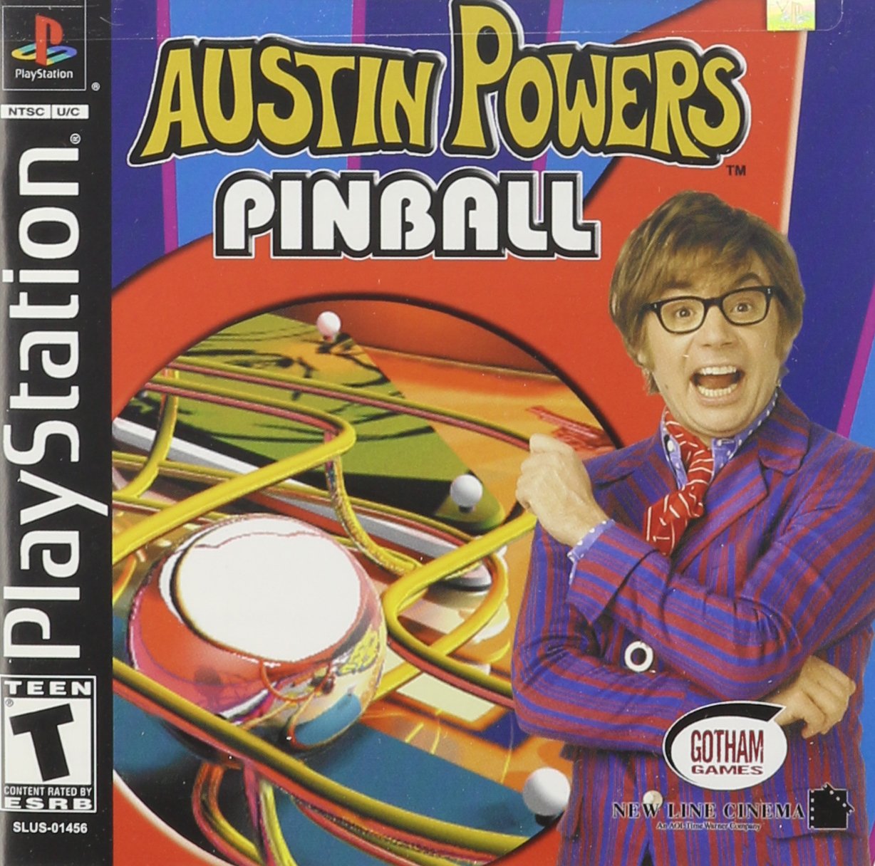 Austin Powers Pinball Game - Complete in Box (CIB) for PlayStation - Fun Retro Gaming Experience for Movie Fans & Collectors - Perfect for Parties & Nostalgic Game Nights
