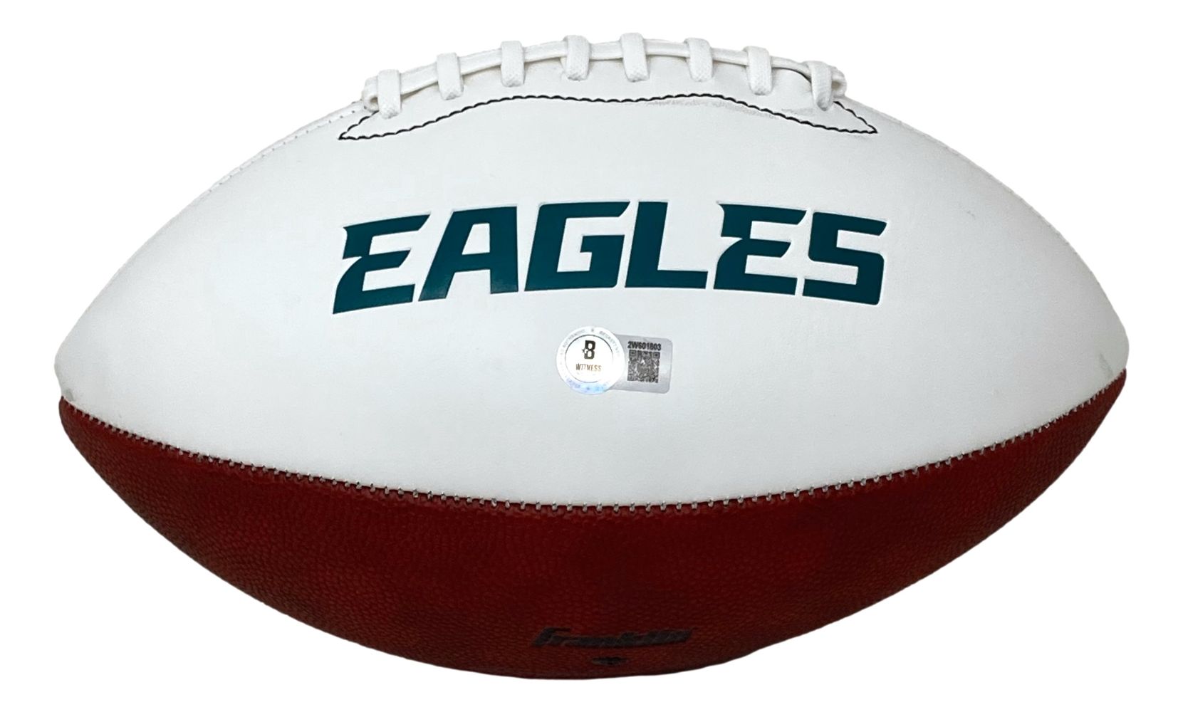 Jalen Carter Autographed Philadelphia Eagles Logo Football with Super Bowl LIX Case - Collectible NFL Memorabilia for Eagles Fans, Sports Enthusiasts, and Gift Giving