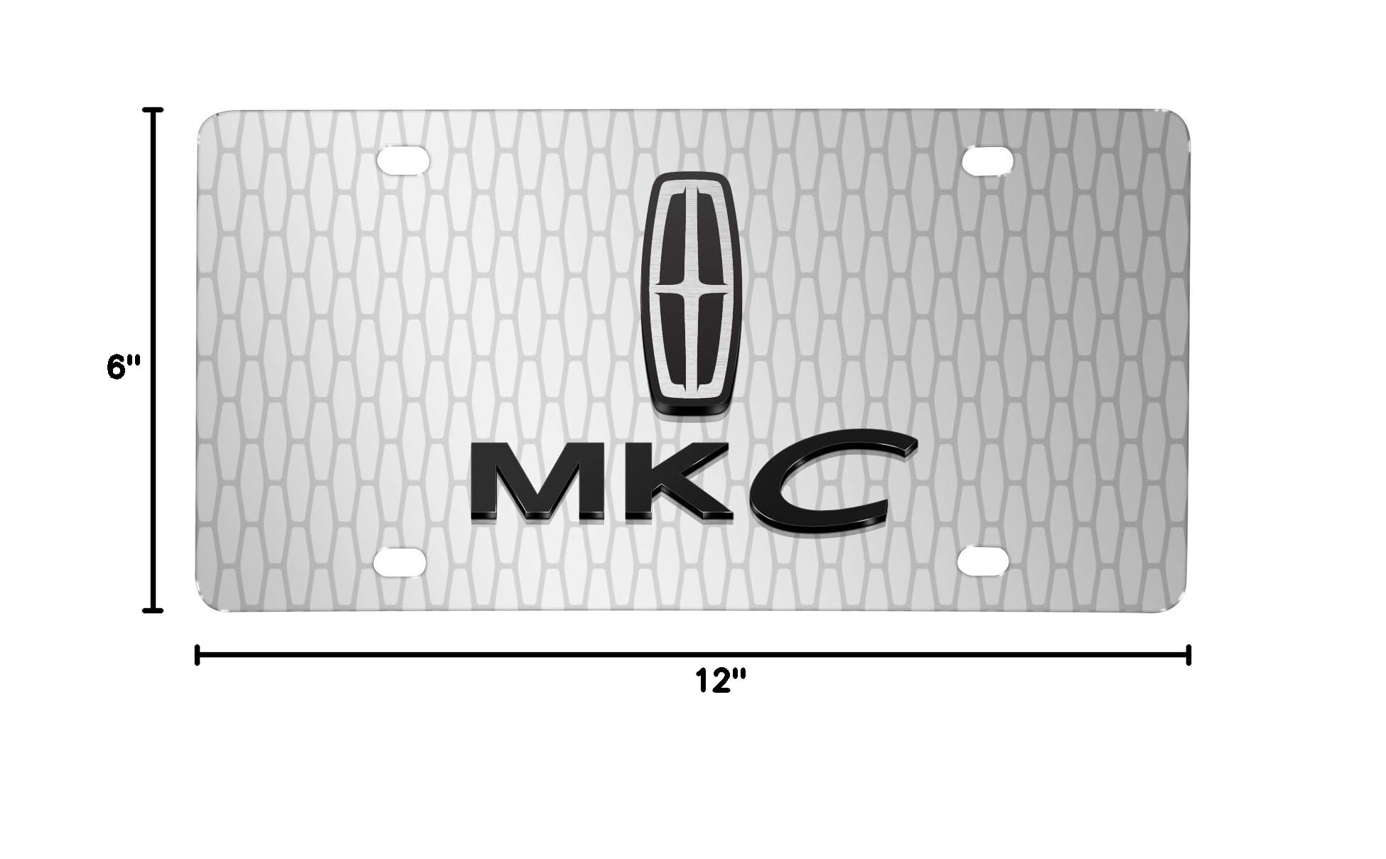 Lincoln MKC 3D Logo Front Grill Emblem - 12