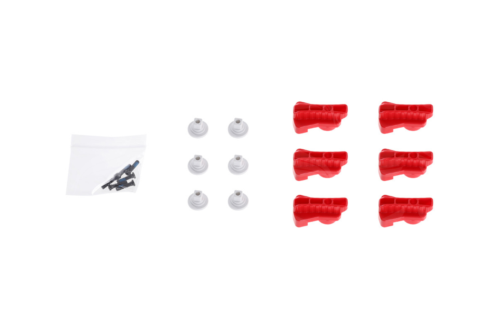 DJI Matrice 600 Part 22 Red Rotatable Clamp Kit - Professional Drone Accessory for Aerial Photography & Cinematic Shots