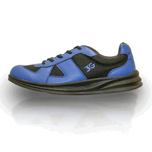 3G Unisex Kicks II Black/Blue Bowling Shoes - Comfortable & Durable for League Play & Casual Bowling