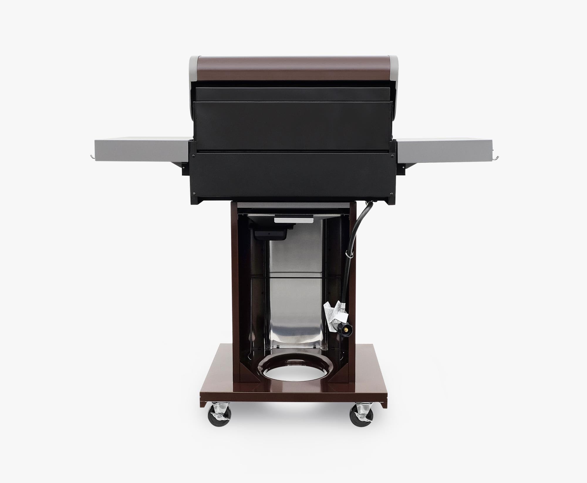 **Permasteel 3-Burner Propane Gas Grill – 30,000 BTU Outdoor BBQ Grill with Cast Iron Grates, Foldable Side Tables & Tool Hooks – Perfect for Backyard, Camping, and Tailgating (Mocha)**