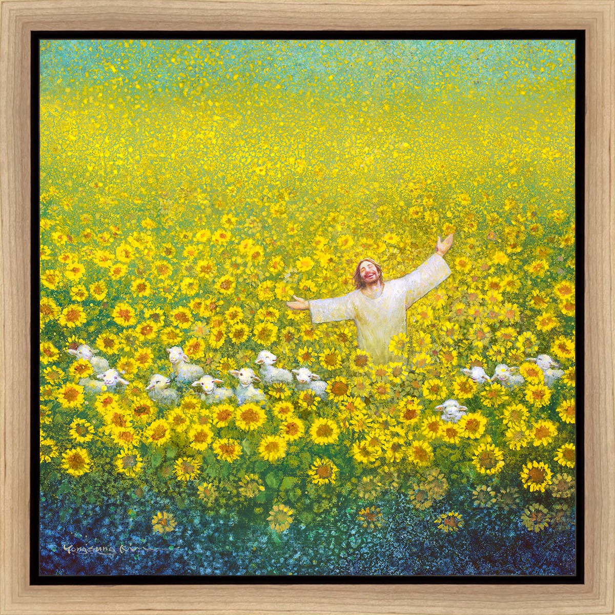 Be Glad and Rejoice Gallery Wrap Canvas - Inspirational Christian Wall Art for Home Decor, Church & Office - Perfect for Living Room, Bedroom & Gift Giving