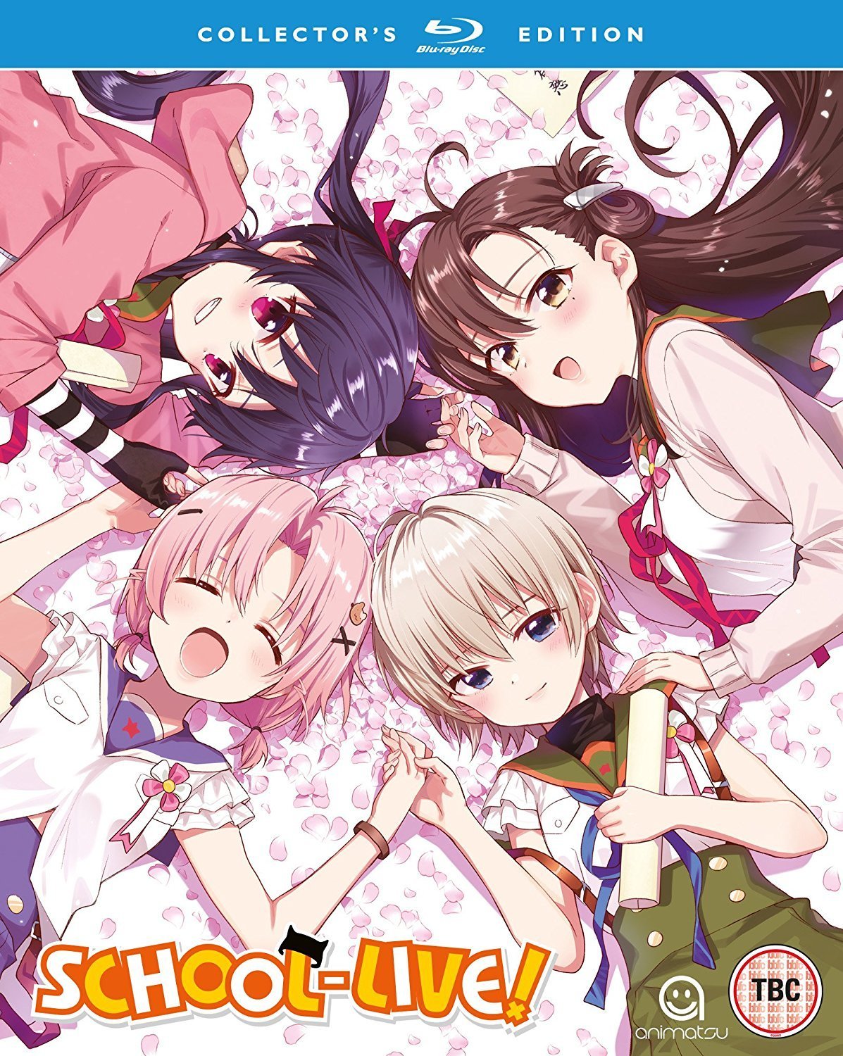School Live! Gakkou Gurashi! Complete Season 1 Collector's Edition Blu-ray & DVD Combo - Anime Horror Survival Series for Fans and Collectors | Perfect for Binge-Watching and Display