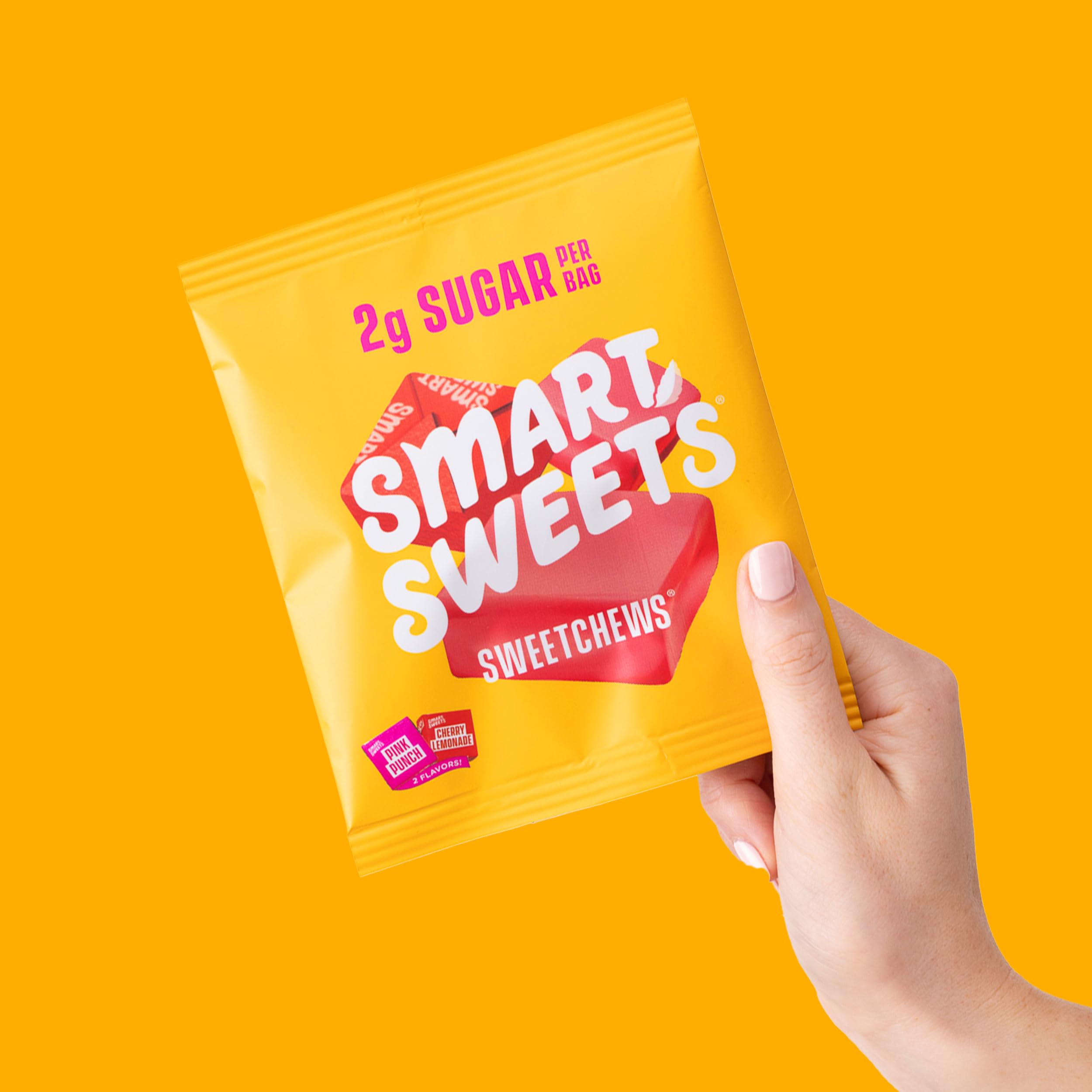 SmartSweets SweetChews Low Sugar Candy - 1.6oz (Pack of 4) | Healthy Low Calorie Snacks for Kids & Adults | Perfect for Lunchboxes, Movie Nights & On-the-Go Treats