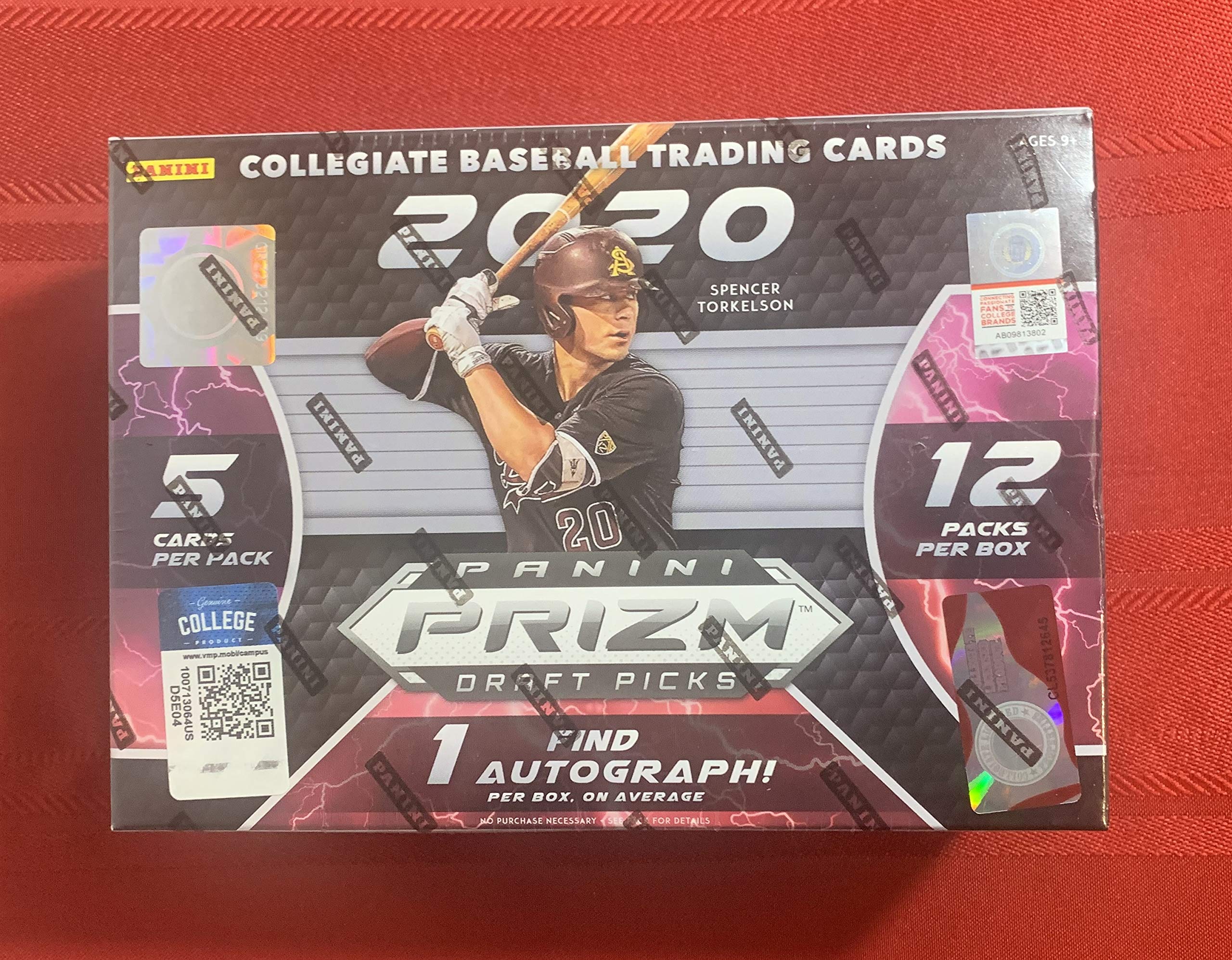 2020 Panini Prizm Draft Picks Mega Box - Factory Sealed Baseball Trading Cards Collection for Collectors & Investors | Perfect for Sports Memorabilia Displays & Trading Card Games
