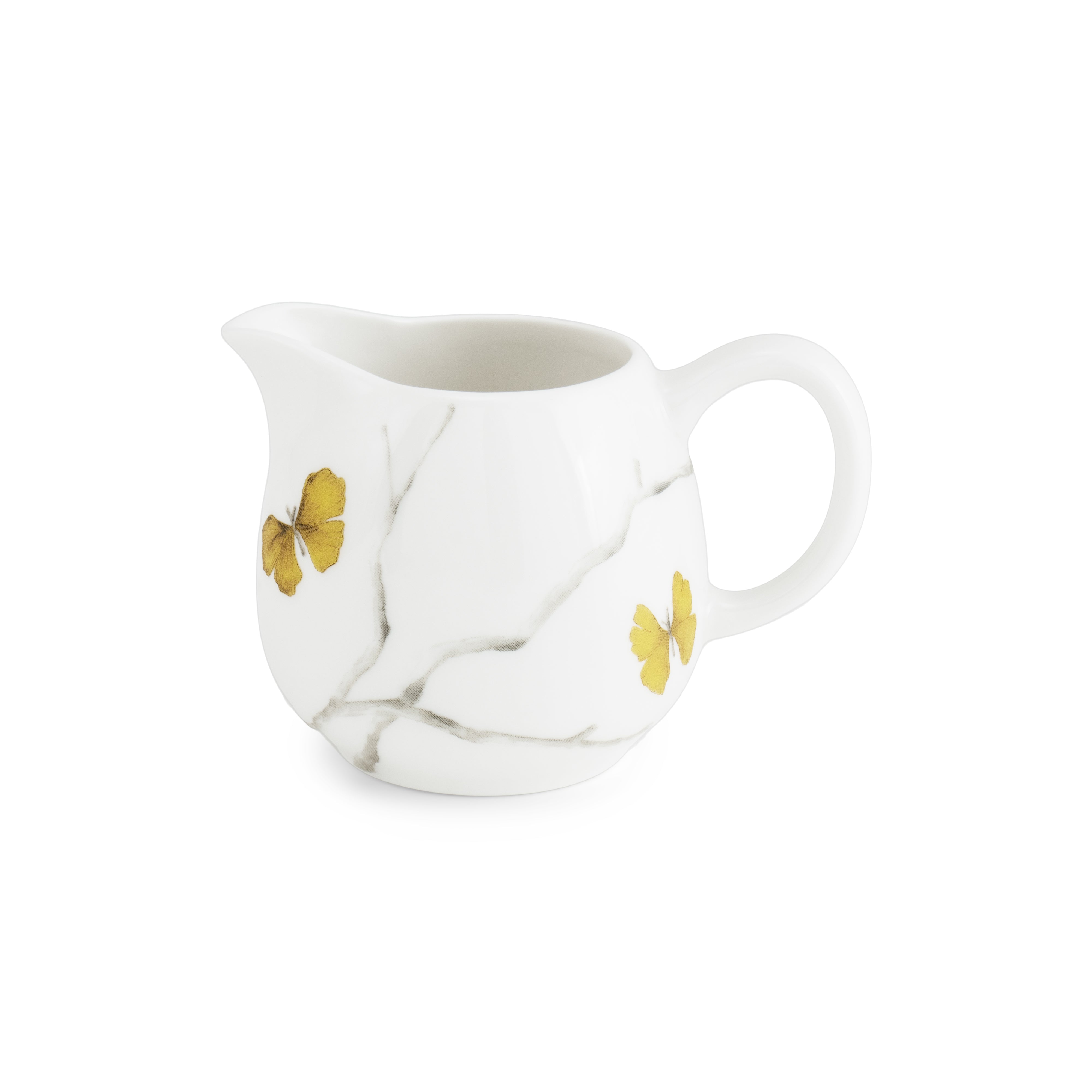 Elegant Butterfly Ginkgo Porcelain Tea Set - 16-Piece Handcrafted Floral Tea Service for Afternoon Tea, Gift & Home Decor - Perfect for Tea Parties, Bridal Showers & Chinese Tea Ceremonies