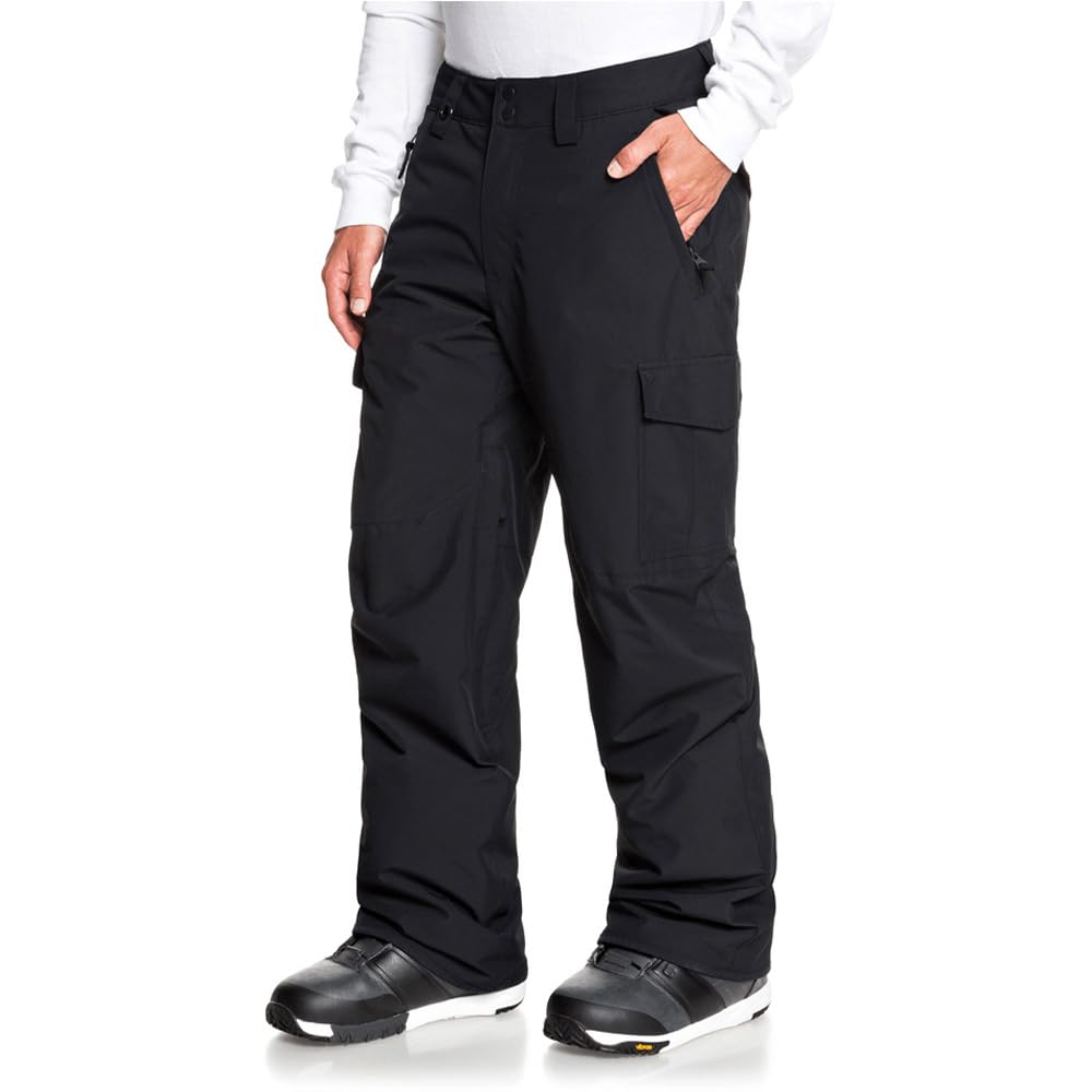 Quiksilver Porter Insulated Men's Snowboard Pants - Waterproof Winter Ski Pants for Snowboarding & Cold Weather Activities