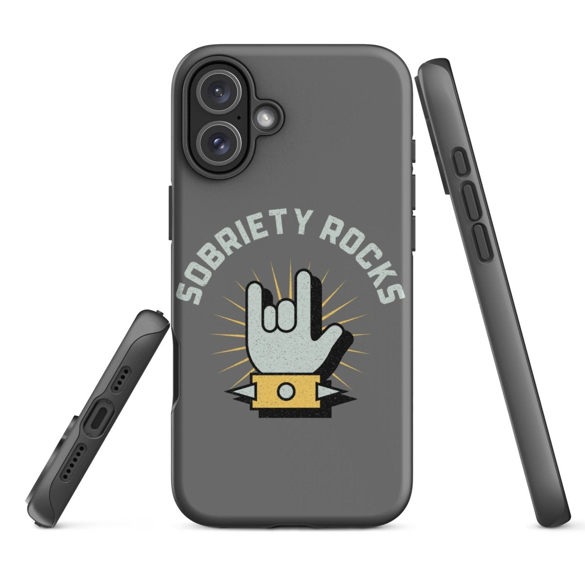 Premium Sobriety Rocks Tough Case for iPhone® - Durable Protection for Everyday Use & Outdoor Adventures