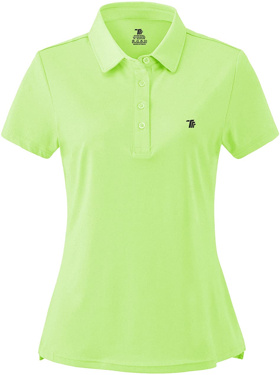 Women's Moisture Wicking Golf Polo Shirts - Breathable Short Sleeve Ladies Golf Tops for Summer - Perfect for Golf Courses, Driving Range & Casual Wear