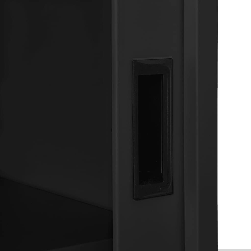 Heavy Duty Metal Garage Storage Cabinet with Sliding Doors - 35.4