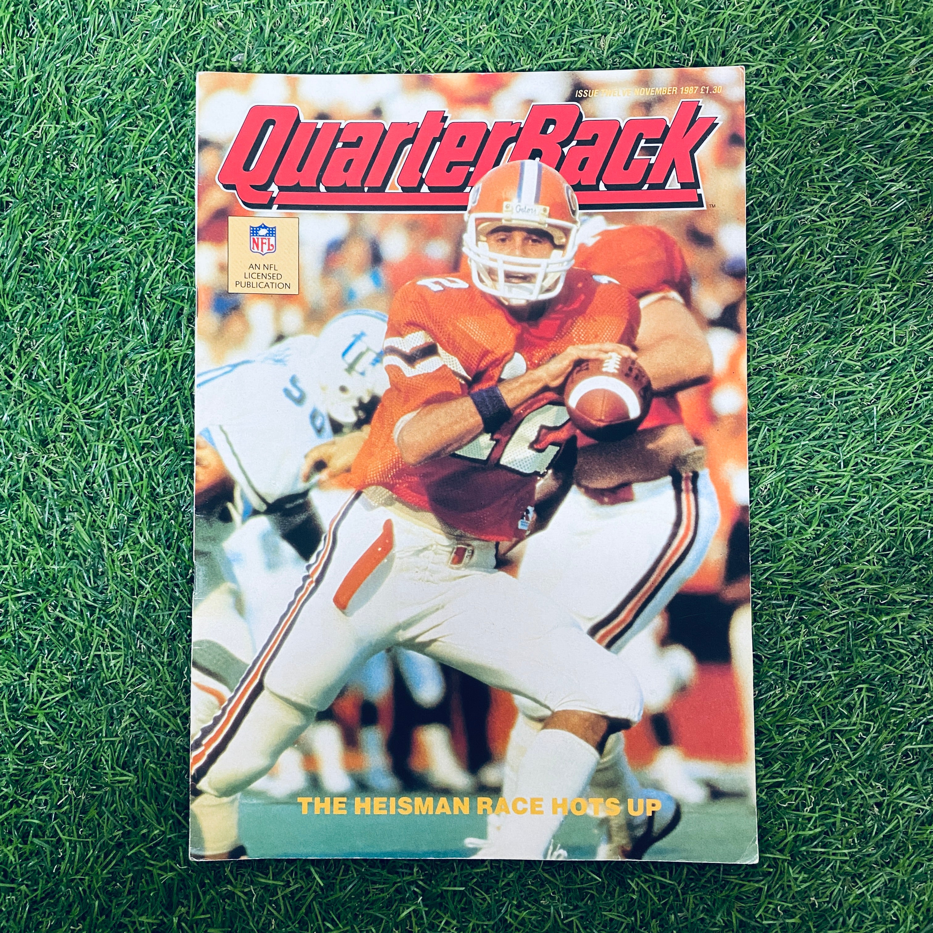 Quarterback Magazine November 1988 Issue 12 - Vintage NFL Football Collectible for Sports Memorabilia & History Fans - Perfect for Display, Gift Giving, and Sports Enthusiast Collections