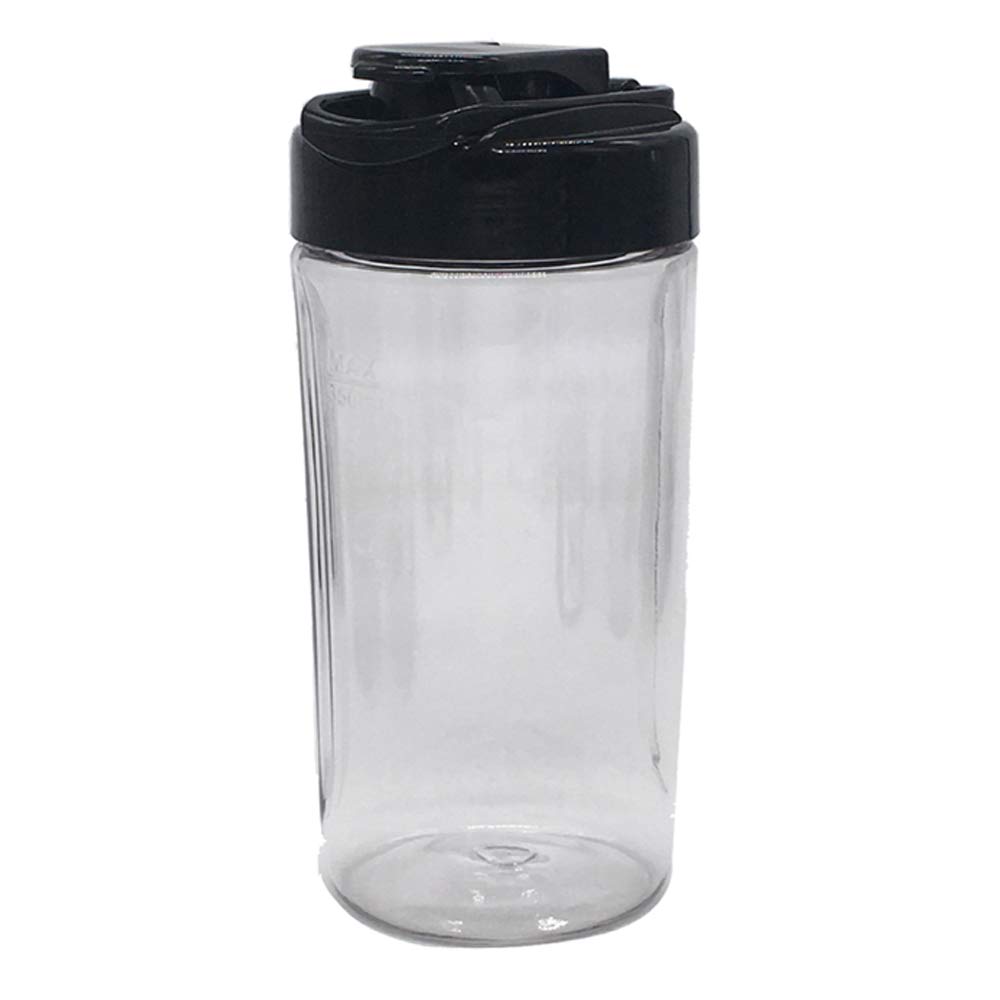 Oster MyBlend Blender Replacement Bottles - 12oz & 20oz Bright Sport Bottles with Lids - Compatible with BLSTPB/BLSTP2/BLSTAV Models - Perfect for Smoothies, Protein Shakes & On-the-Go Drinks (Set of 2)