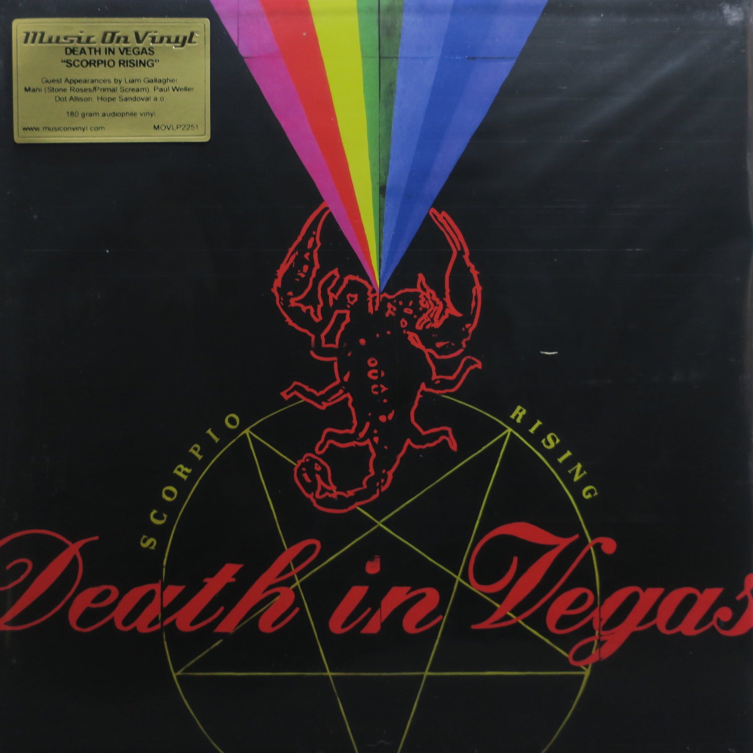 DEATH IN VEGAS 'Scorpio Rising' 180g Vinyl 2LP Record - Limited Edition Audiophile Vinyl for Music Collectors & DJs - Perfect for Home Listening & DJ Sets