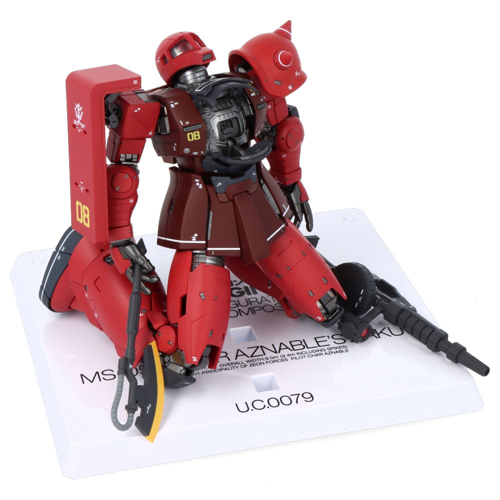 MS-05S Char Aznable Zaku I 18cm Gundam Model Kit - High-Quality Anime Action Figure for Collectors & Gundam Fans | Perfect for Display, Cosplay & Gift Giving