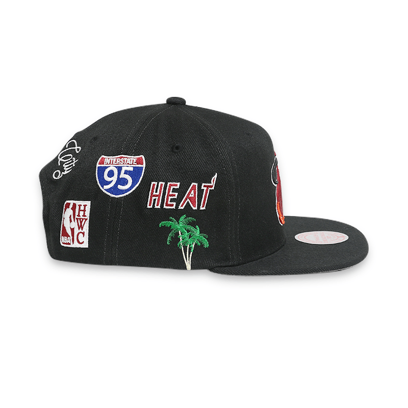 Miami Heat NBA Snapback Hat - Official Team Logo Adjustable Baseball Cap for Men & Women - Perfect for Basketball Games, Streetwear & Sports Fan Gifts