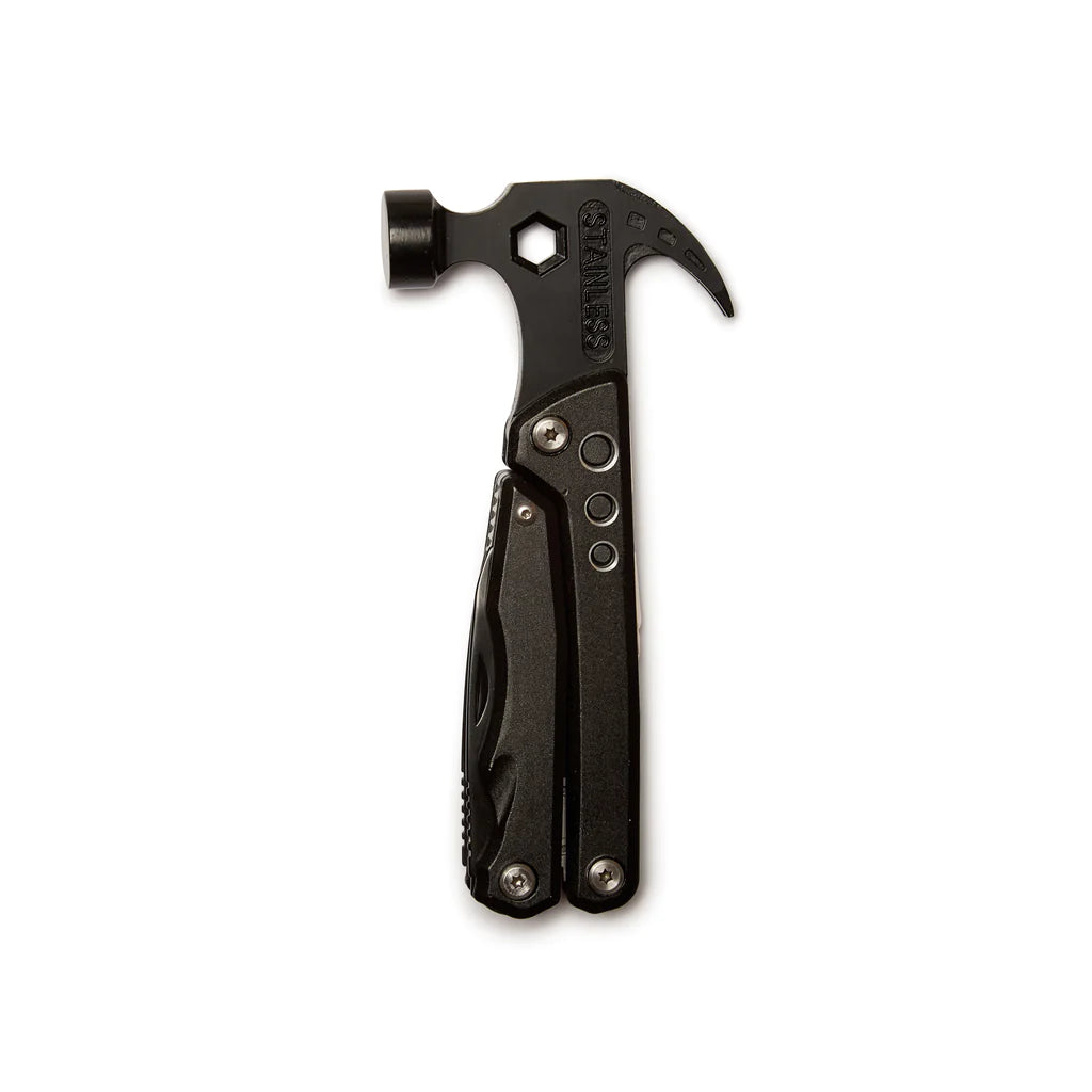 Brouk & Co Maxx 12-in-1 Multi-Tool - Compact & Durable Stainless Steel Utility Tool for Camping, Hiking, Survival & Everyday Carry (EDC)