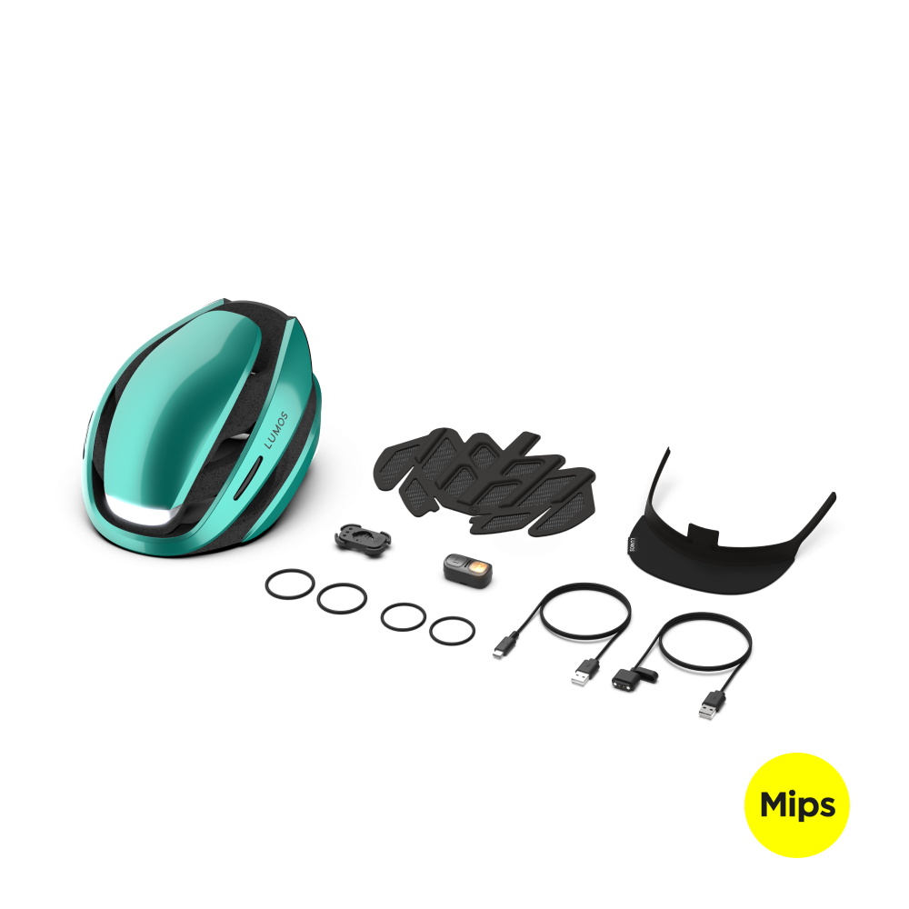 Lumos Ultra Smart Bike Helmet with LED Lights - High Visibility, USB Rechargeable, Lightweight & Durable for Night Cycling, Commuting & Urban Safety