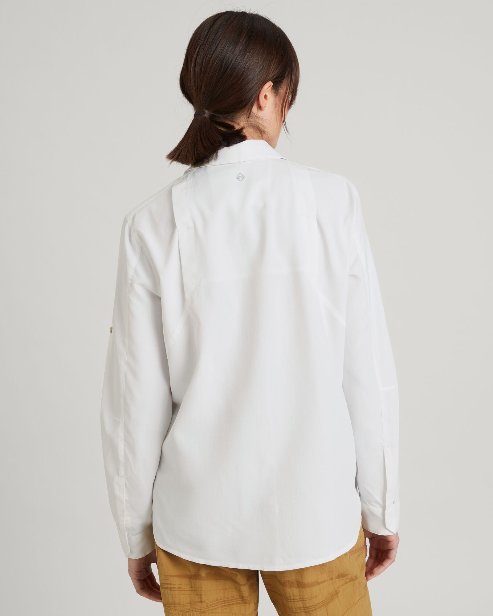 SUN Scout UPF 50+ Women's Long Sleeve Sun Protection Shirt - White | Hiking, Beach & Outdoor Activities