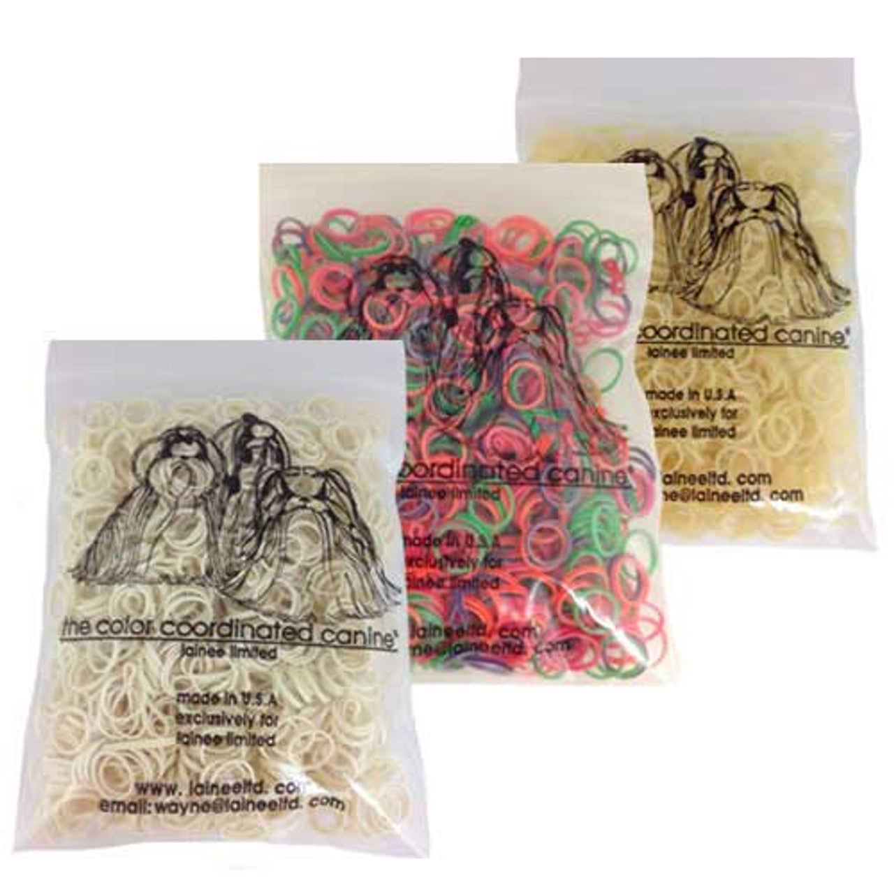Lainee Wrapping Bands - 850 Count Rubber Bands for Packaging, Bundling & Organizing (3/8 Inch Large Medium Size) - Perfect for Office, Home, Hair Ties & DIY Crafts