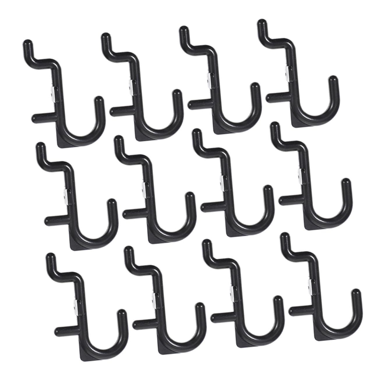 HOMSFOU 4 Sets Pegboard Hooks Kit - 30pcs x 4 Heavy Duty Utility Hooks for Hanging Tools, Space Saving Garage & Workshop Organization - Easy to Install for Tool Storage, DIY Projects & Home Improvement